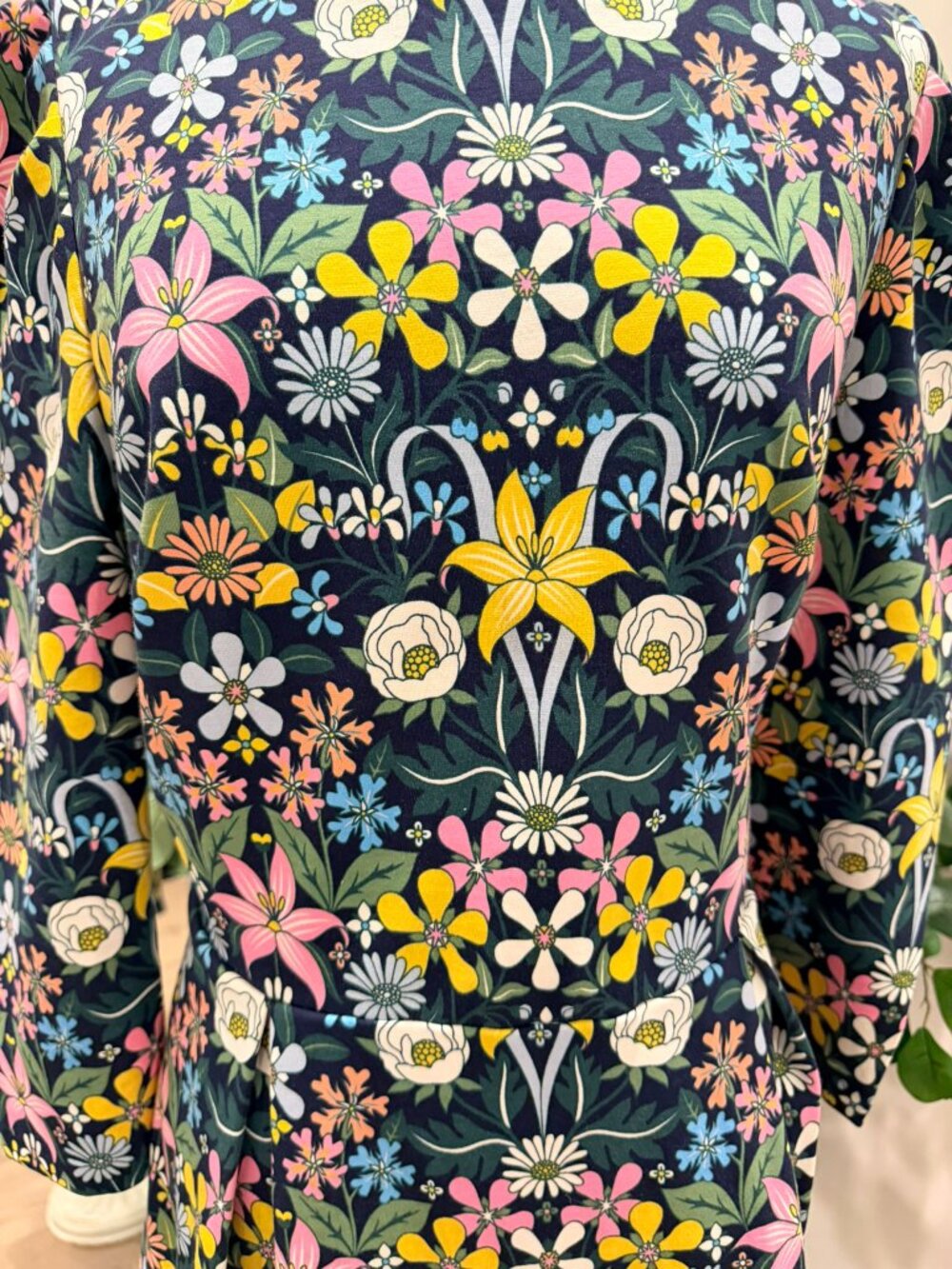 NWT Boden Jersey Floral Dress 12 - Picture 3 of 6